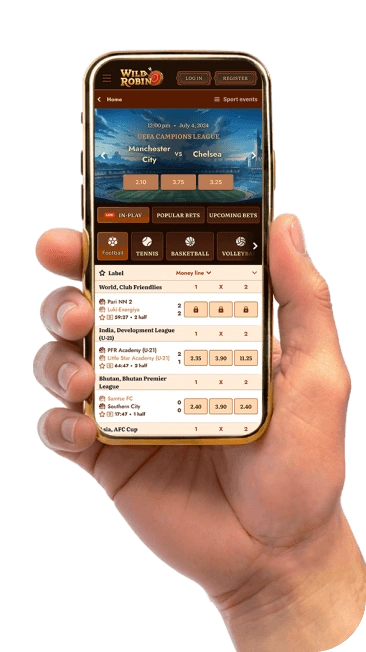 Wildrobin sur mobile